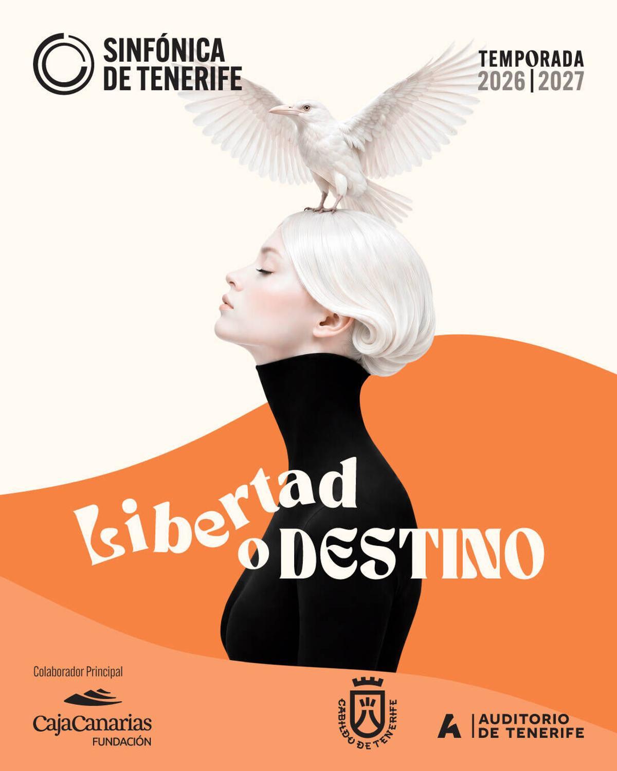 Cartel de la nueva temporada de la Sinfónica de Tenerife.