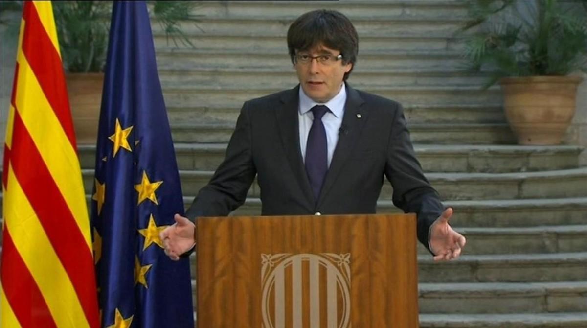 El ’expresident’ de la Generalitat Carles Puigdemont.