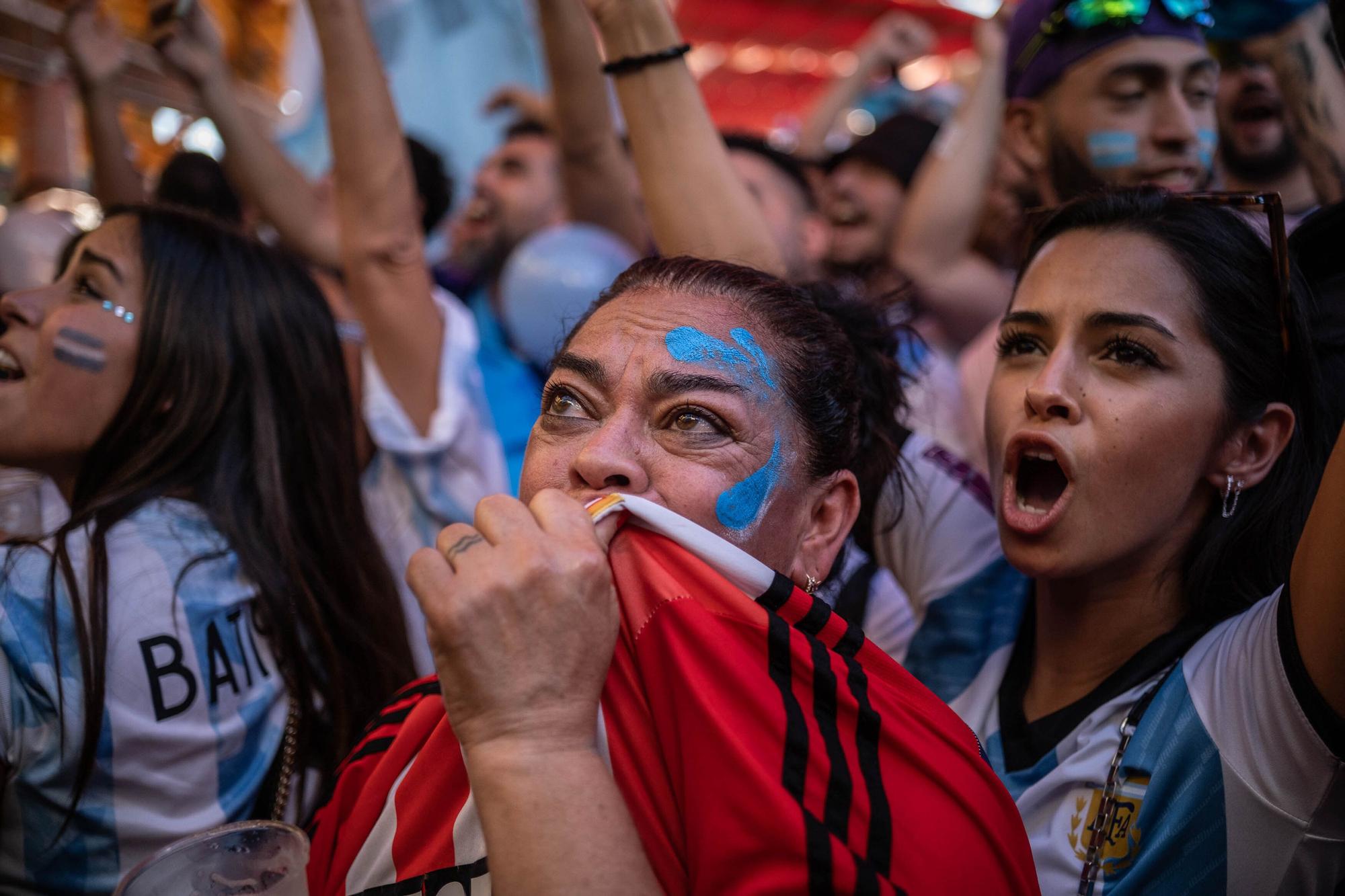 Celebración del Mundial de los argentinos afincados en Tenerife