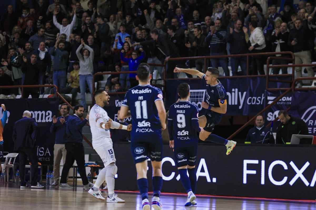 2026 01 10 Rubi celebra su gol ante el Jimbee.