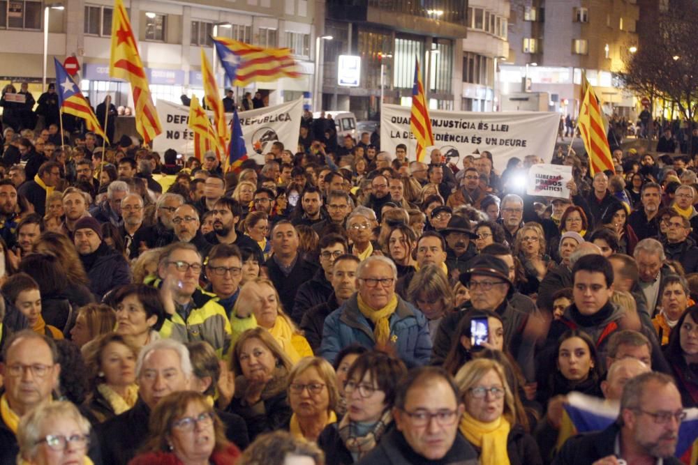 Concentració a Girona contra el judici