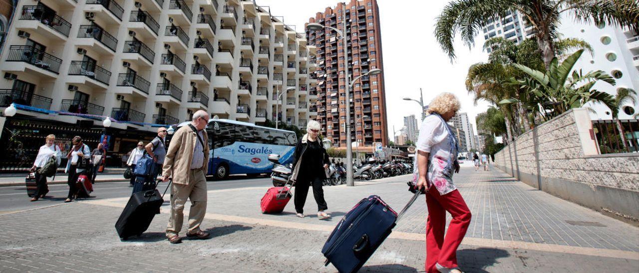 Turistas en hoteles de la Comunitat Valenciana