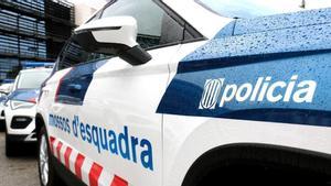 Un vehículo de los Mossos dEsquadra.