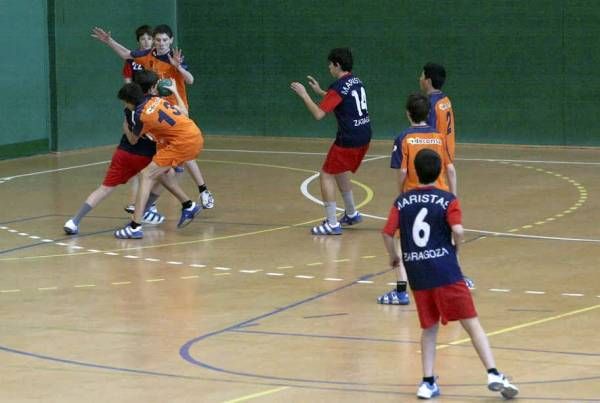 BALONMANO: Maristas-Casablanca (alevín masculino) / Maristas-Balonmano Aragón (infantil) / Maristas-Aragón Santa Isabel (benjamín mixto)