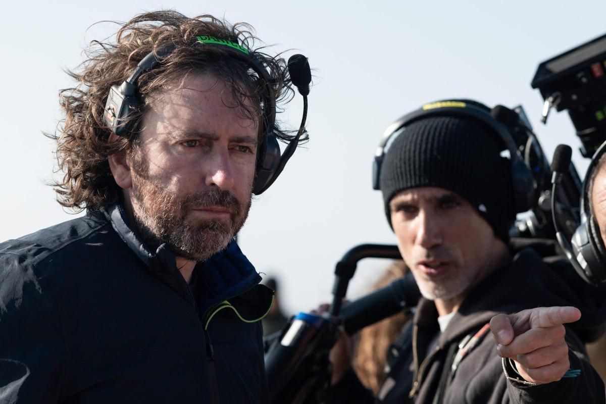 Daniel Sánchez Arévalo, en el rodaje de 'Rondallas'