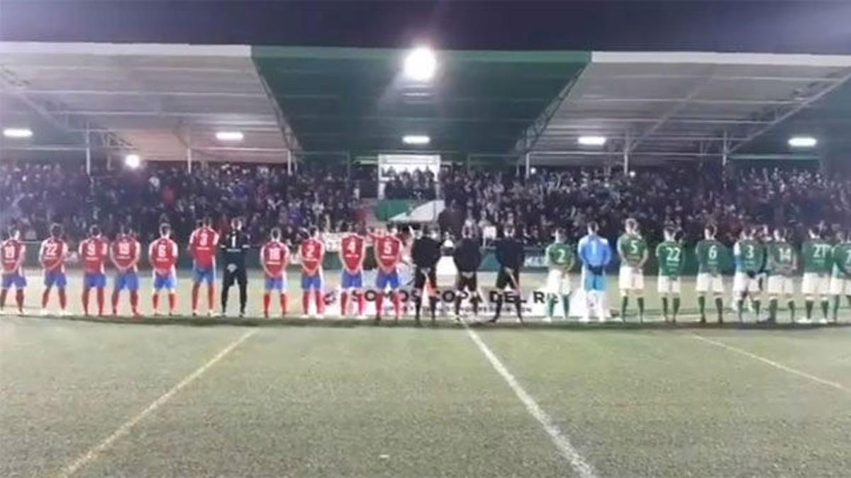 El Álamo se estrenó en Copa del Rey con un himno franquista