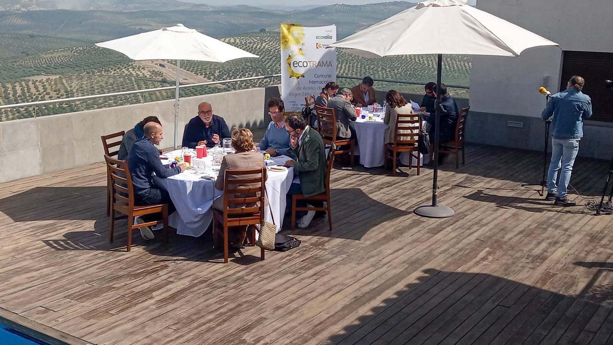 Un momento de la cata final de Ecotrama 2022.