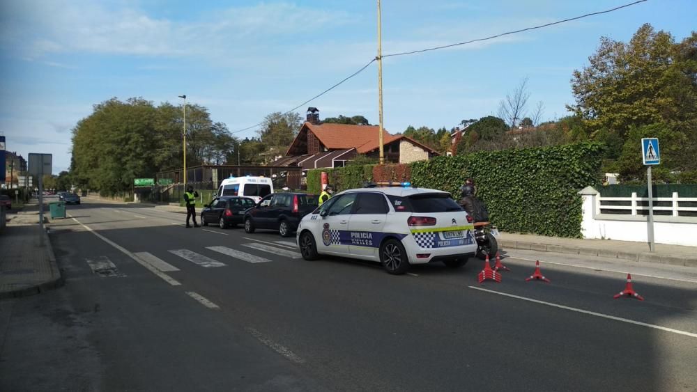 La policía vigila las salidas de las ciudades asturianas cerradas