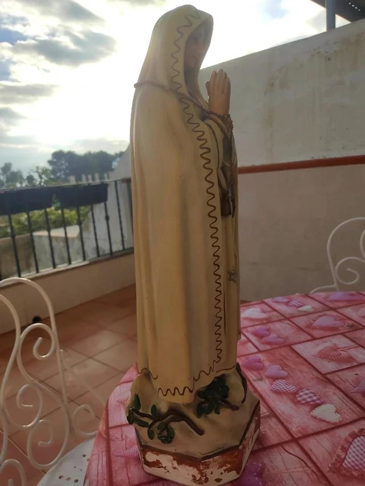 La Virgen ofertada.