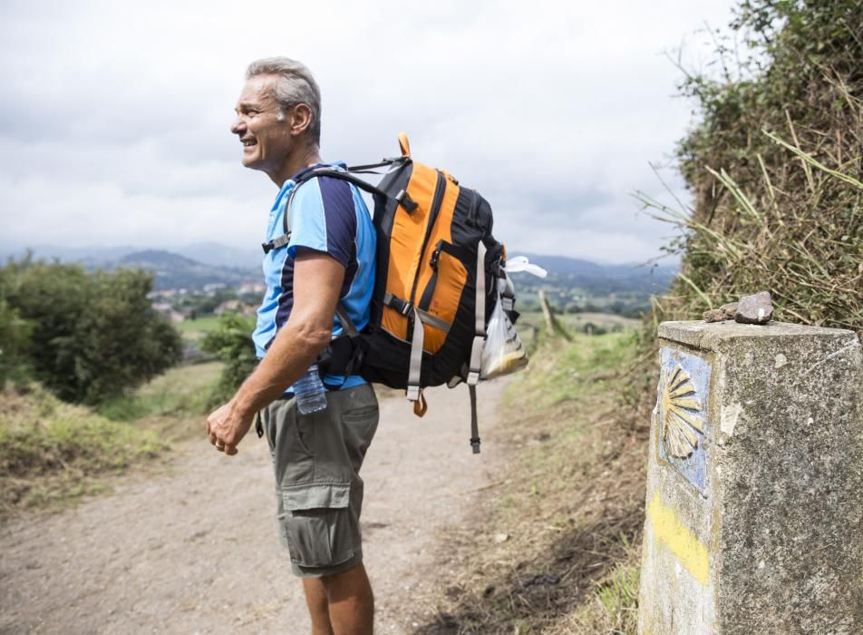 Peregrinos del Camino De Santiago, primer tramo de