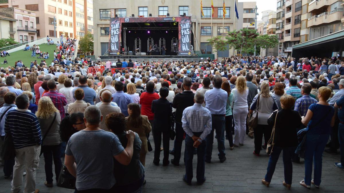 Los conciertos en la Plaça Major de Vila-real serán uno de los principales atractivos de las fiestas de Sant Pasqual.