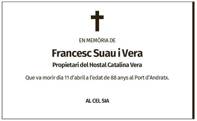 Francesc Suau i Vera