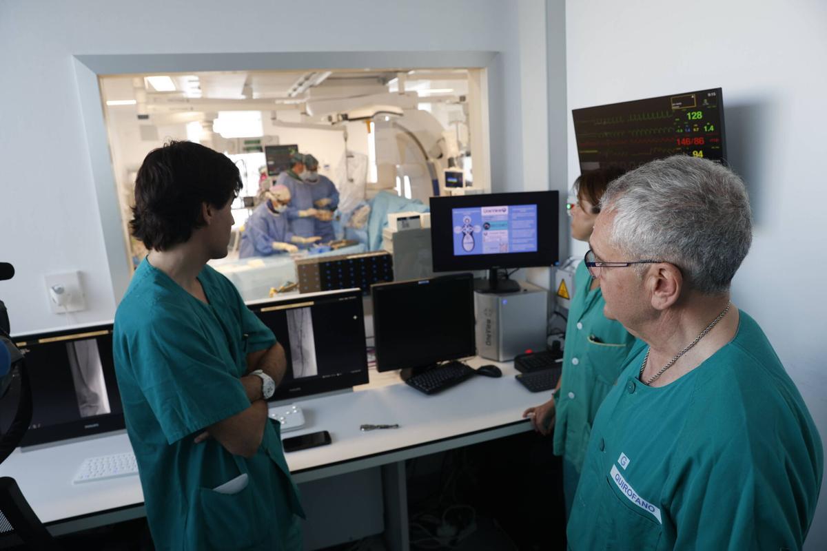 El servicio de Angiología y Cirugía Vascular ya ha realizado dos intervenciones con este procedimiento.