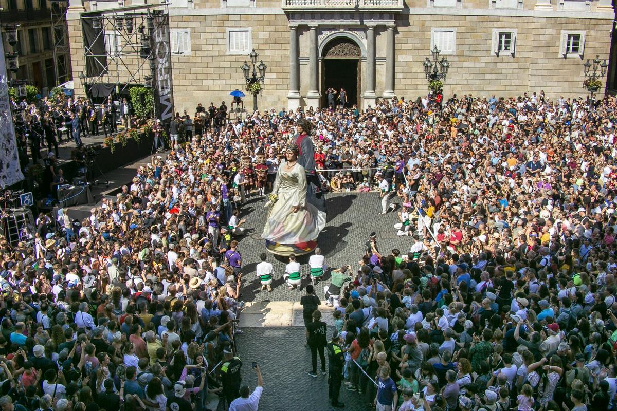 La Diada Castellera de la Mercè reúne las ocho colles de Barcelona