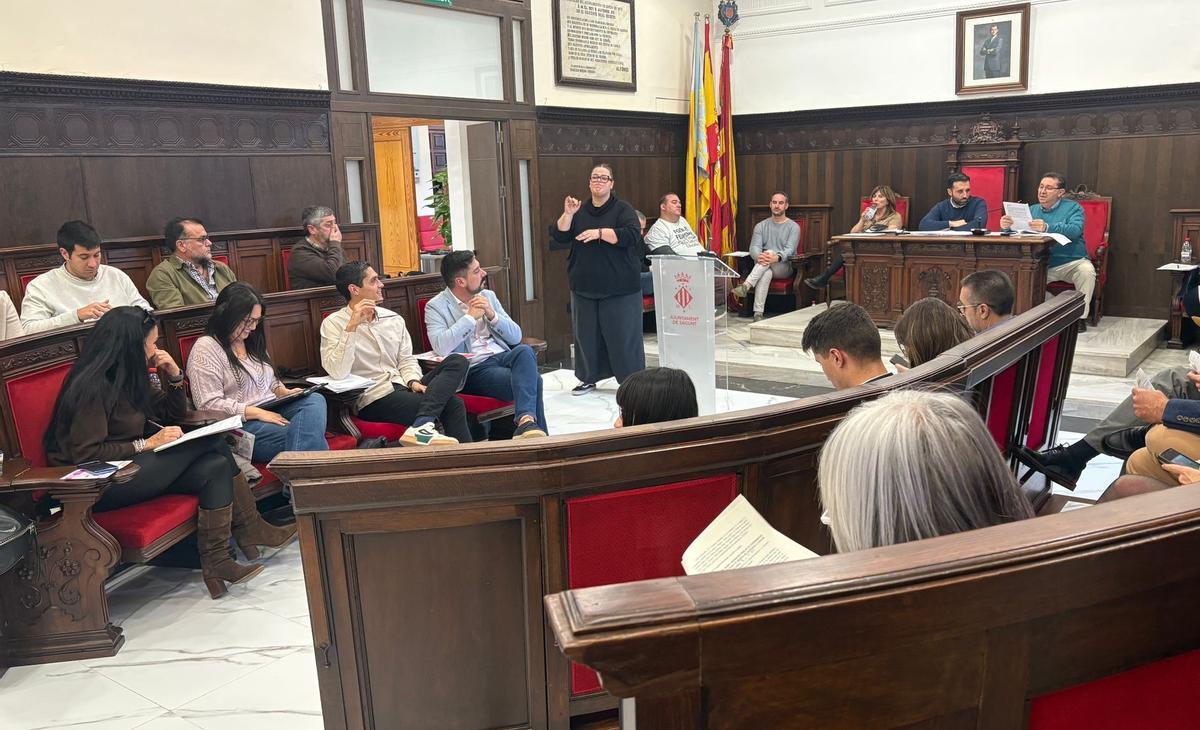 Un momento del pleno de este jueves.