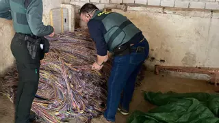 Desmantelada una organización criminal que robaba cable de cobre en Zamora: 19 detenidos