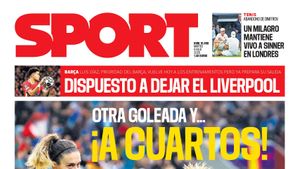 Esta es la portada de SPORT de hoy martes, 8 de julio de 2025