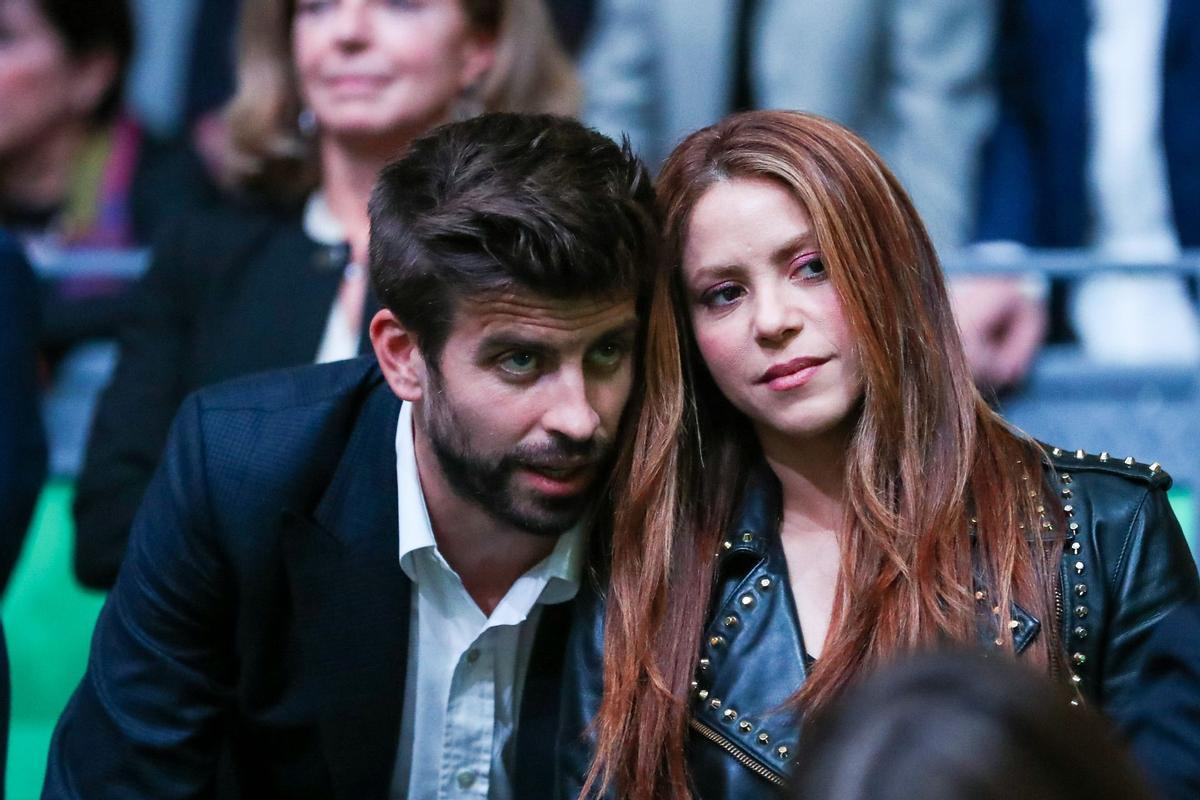 Shakira y Gerard Piqué en la Caja Mágica de Madrid, en 2019