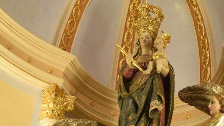 Imagen de la Virgen de la Cabeza de Burjassot.