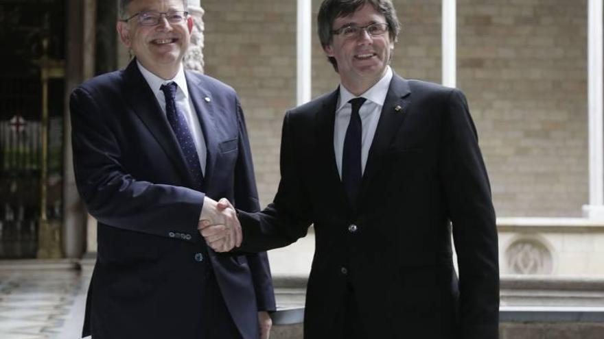 Puig y Puigdemont harán el lunes &quot;frente común&quot; por el corredor