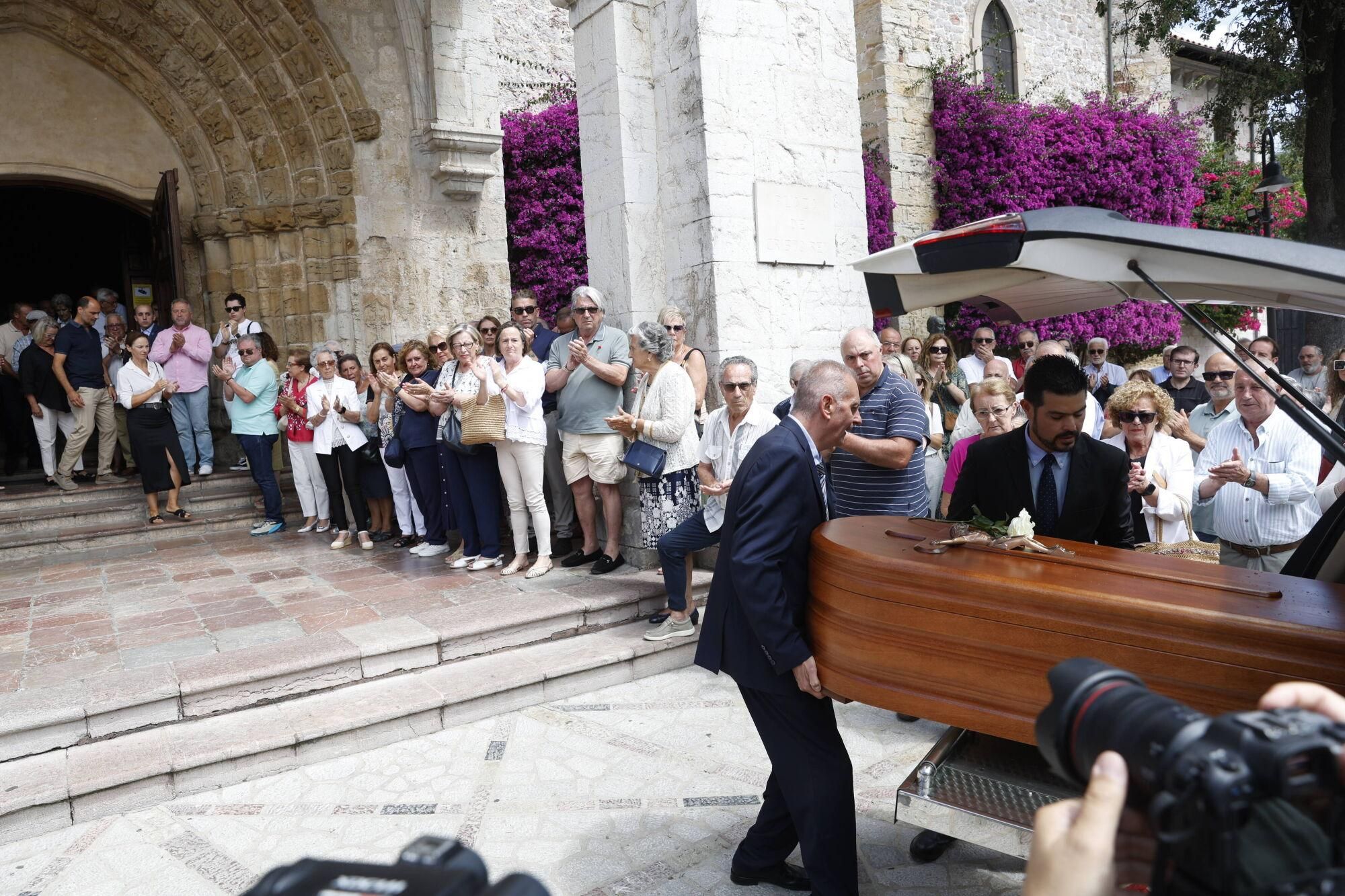 Las imágenes del funeral de Antonio Trevín en la basílica de Llanes.