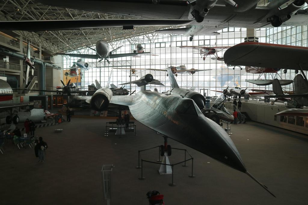 El Lockheed SR-71, en un museo de aviación.