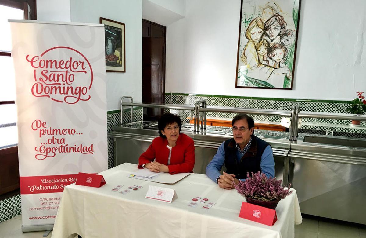 Rueda de prensa de los responsables del comedor.