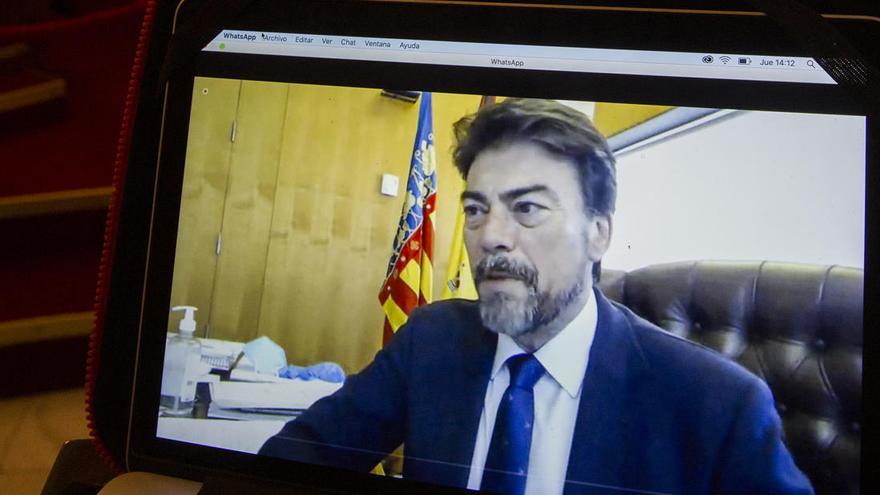 Barcala, en el último pleno por videoconferencia