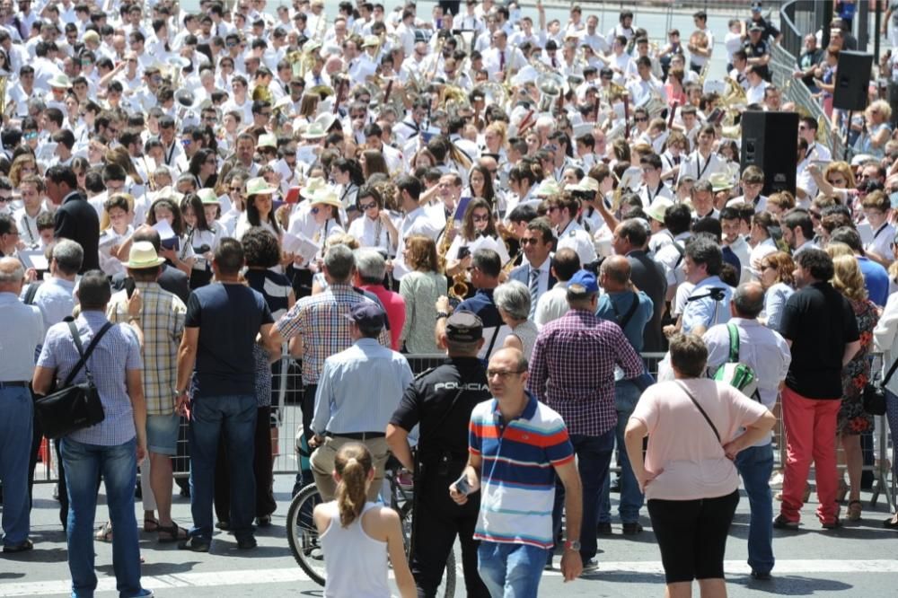 Encuentro de bandas de música en Martínez Tornel