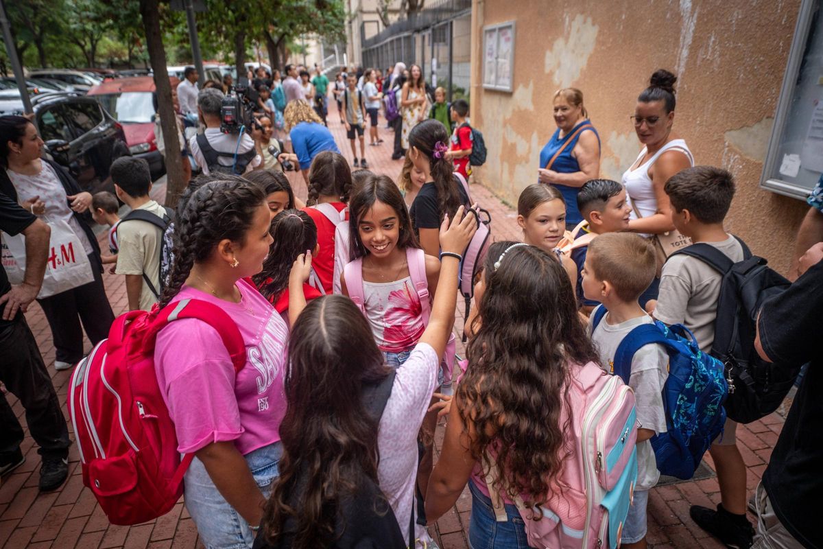 Vuelta al cole en el Institut Escola Canyelles de Barcelona
