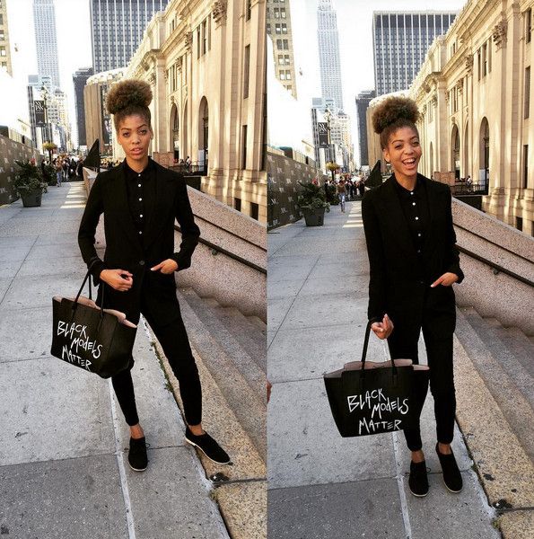 El bolso 'Black models matter'