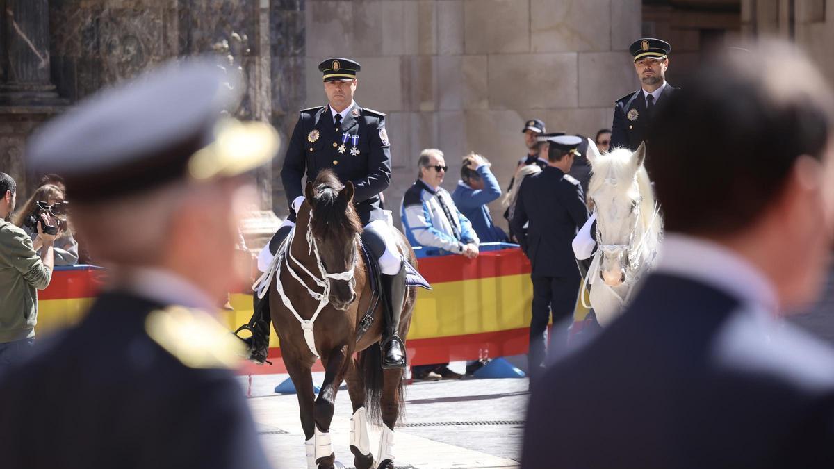 Homenaje a la Policía Local de Murcia en el día de su patrón, San Patricio