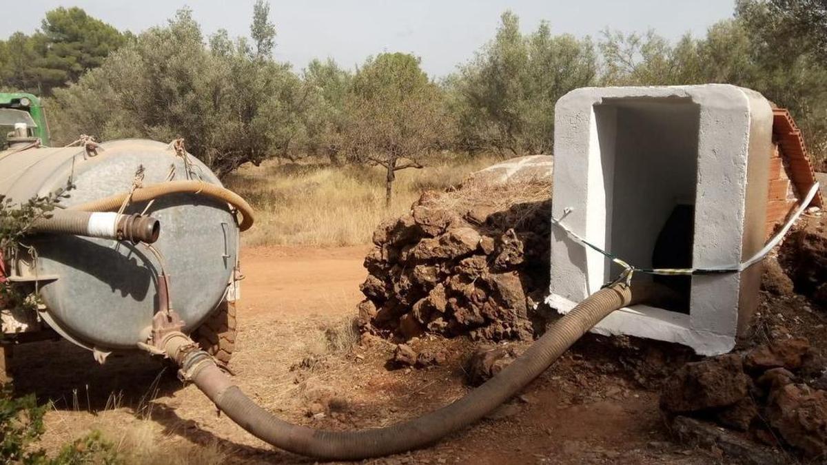 Los aljibes de Segorbe quer han sido objeto de intervención se han arreglado y rellenado de agua.