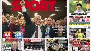 Las portadas de la prensa deportiva de hoy