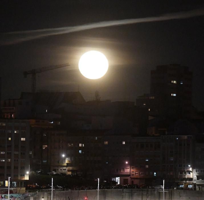 Superluna en A Coruña: La más grande desde 1948