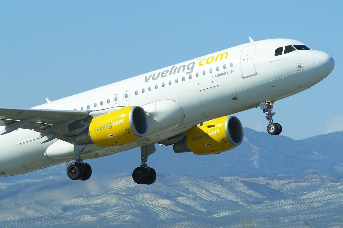 Un avión de Vueling.