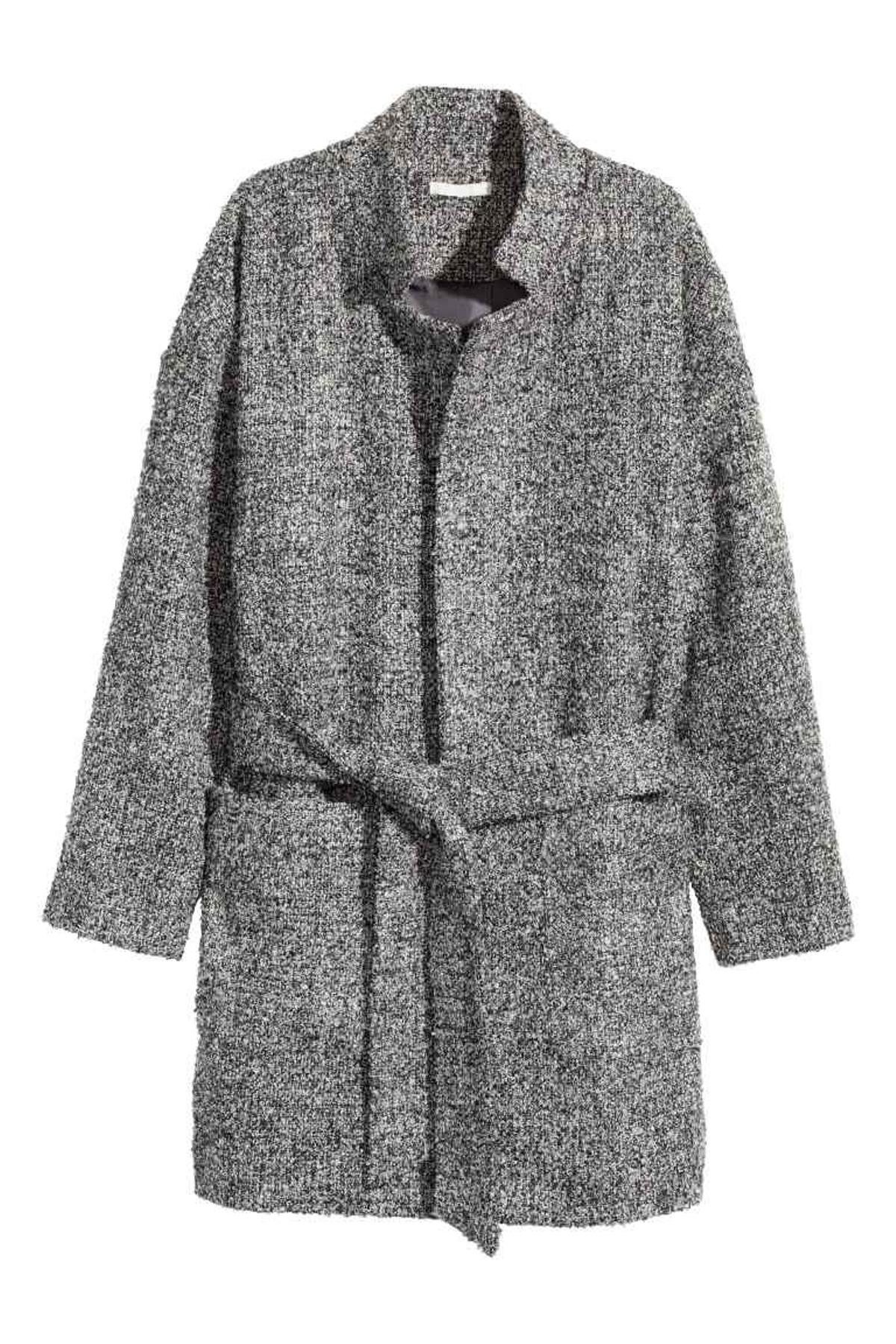 Rebajas 2016, Abrigo gris jaspeado de H&amp;M (47,99€)