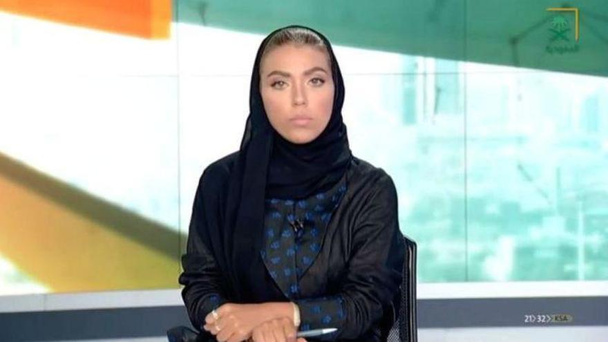 Una mujer presenta por primera vez el informativo nocturno de la TV saudí