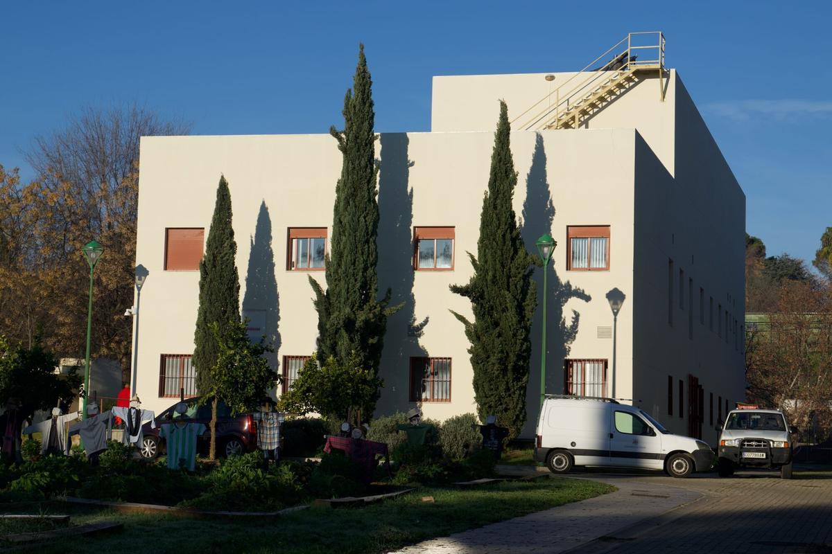 Córdoba. Paula Ruiz. centro de educación ambiental Cruz Roja aloja a afectados atendidos y dados de alta por choque de trenes descarrilamiento Adamuz
