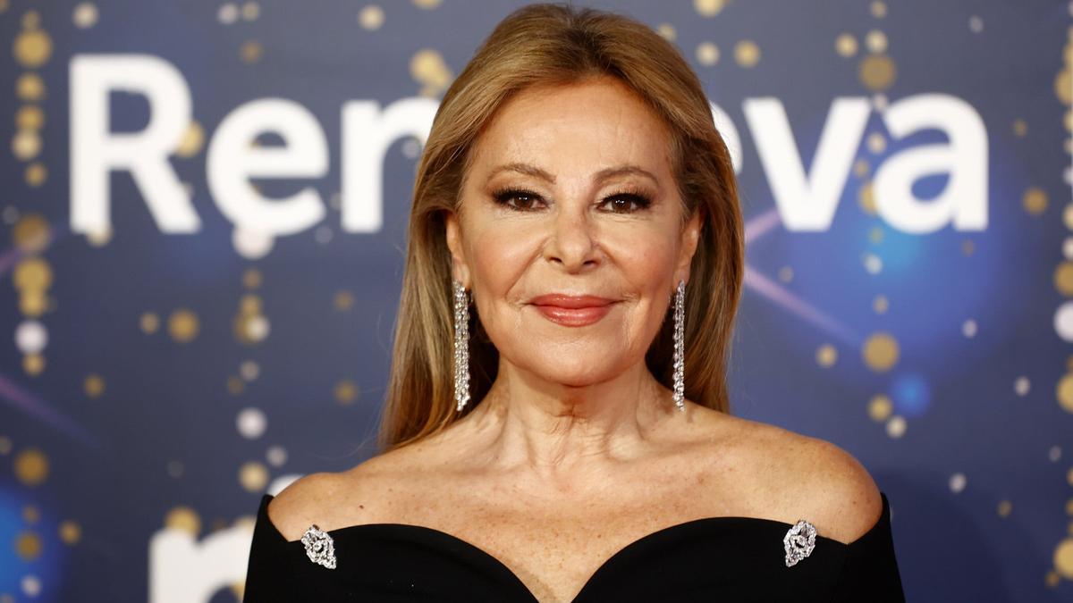 Ana Obregón en el acto de presentación de la programación especial de Navidad de RTVE