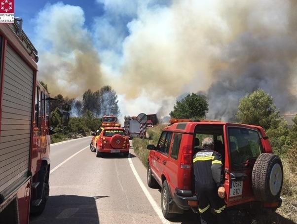 Incendio en Vilafamés