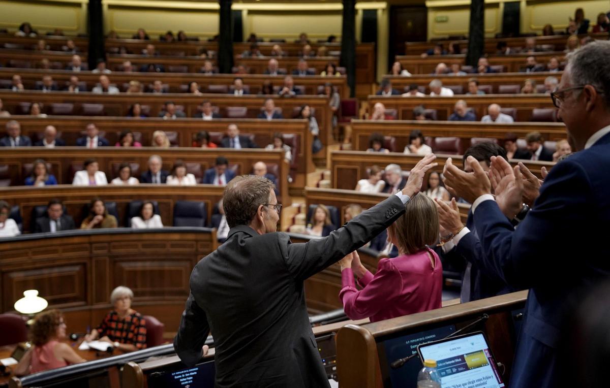 Segundo día del debate de investidura de Alberto Núñez Feijóo