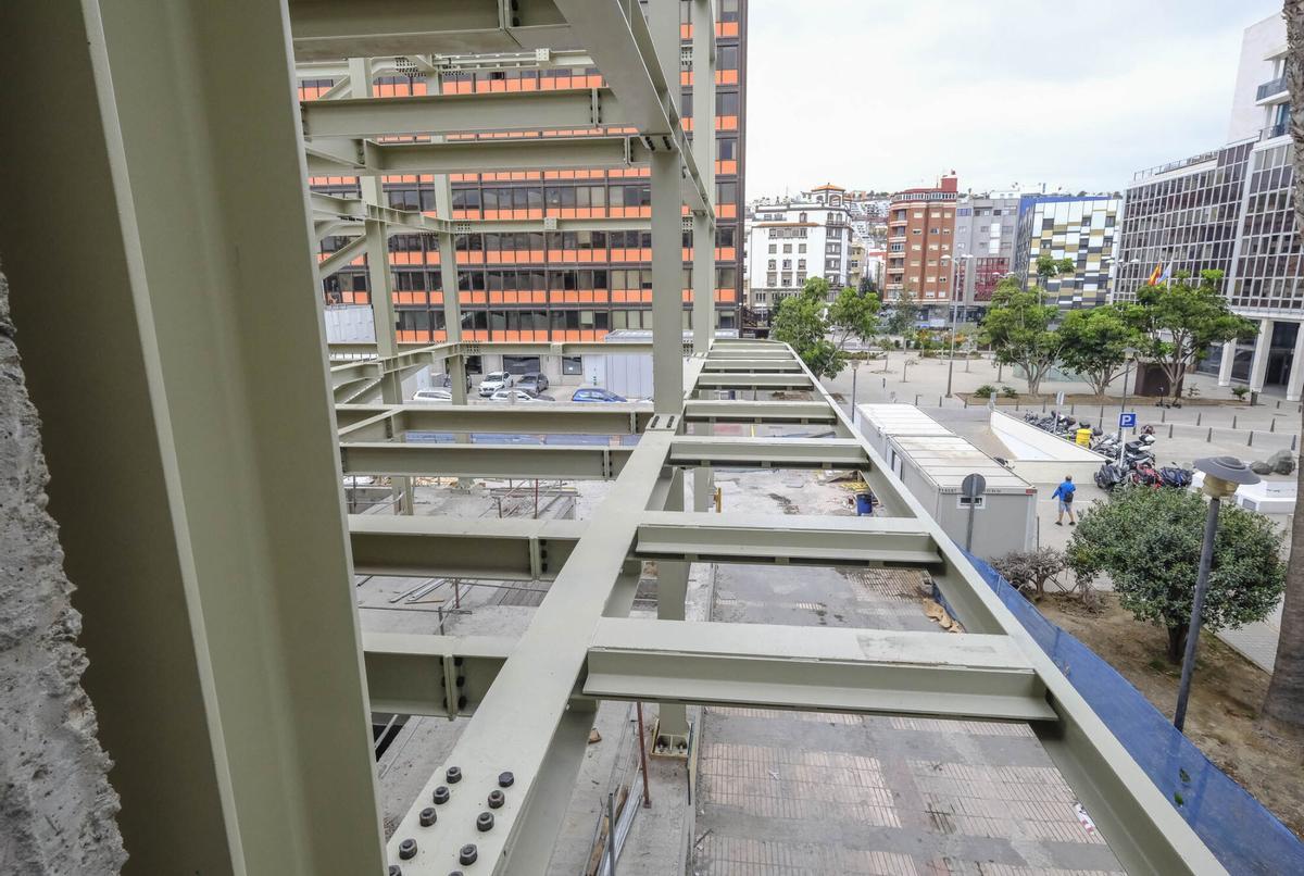 Obras en el Centro Insular de Deportes en Las Palmas de Gran Canaria