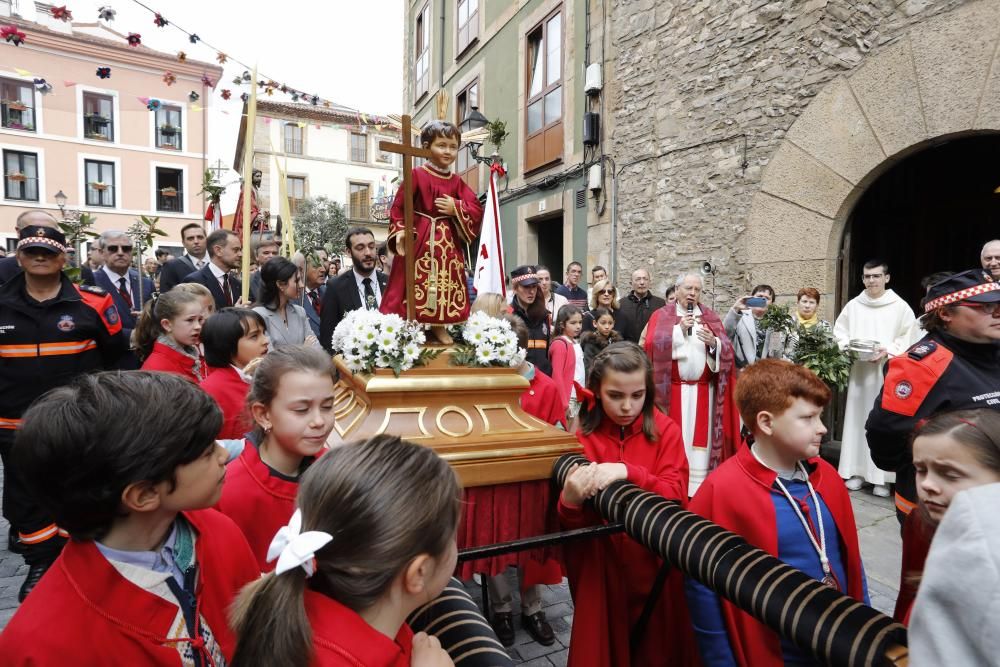 Procesión de la Borriquilla en Gijón