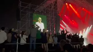 Marc Anthony pone a bailar al público grancanario al ritmo de 'Muévanse'