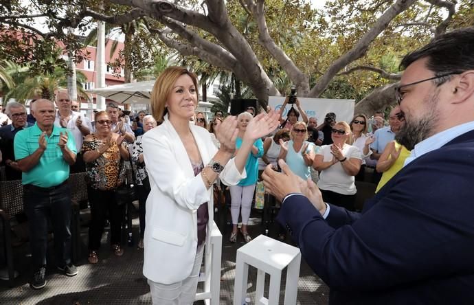 Cospedal en acto con afiliados en Las Palmas