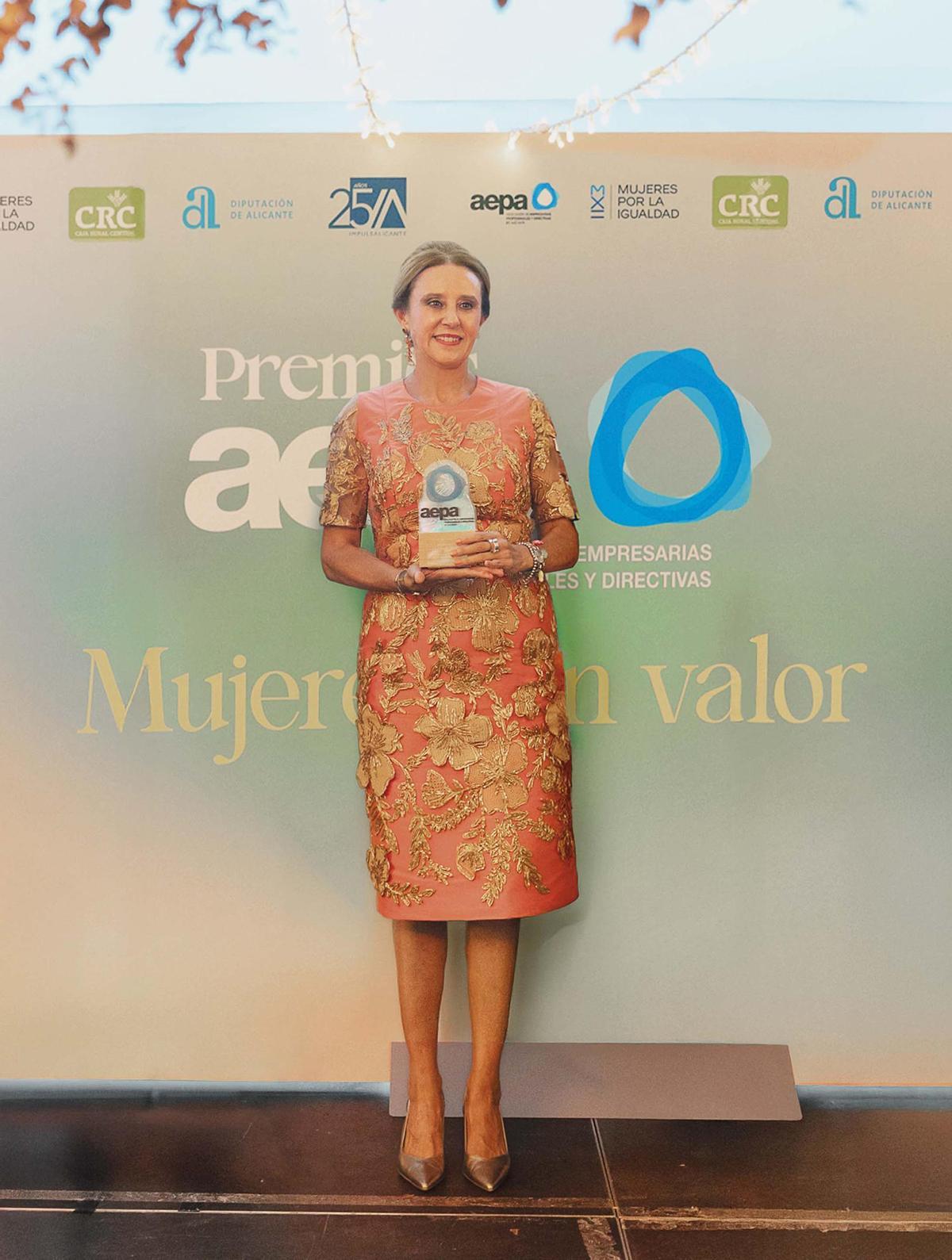Pajares recibe el premio AEPA.