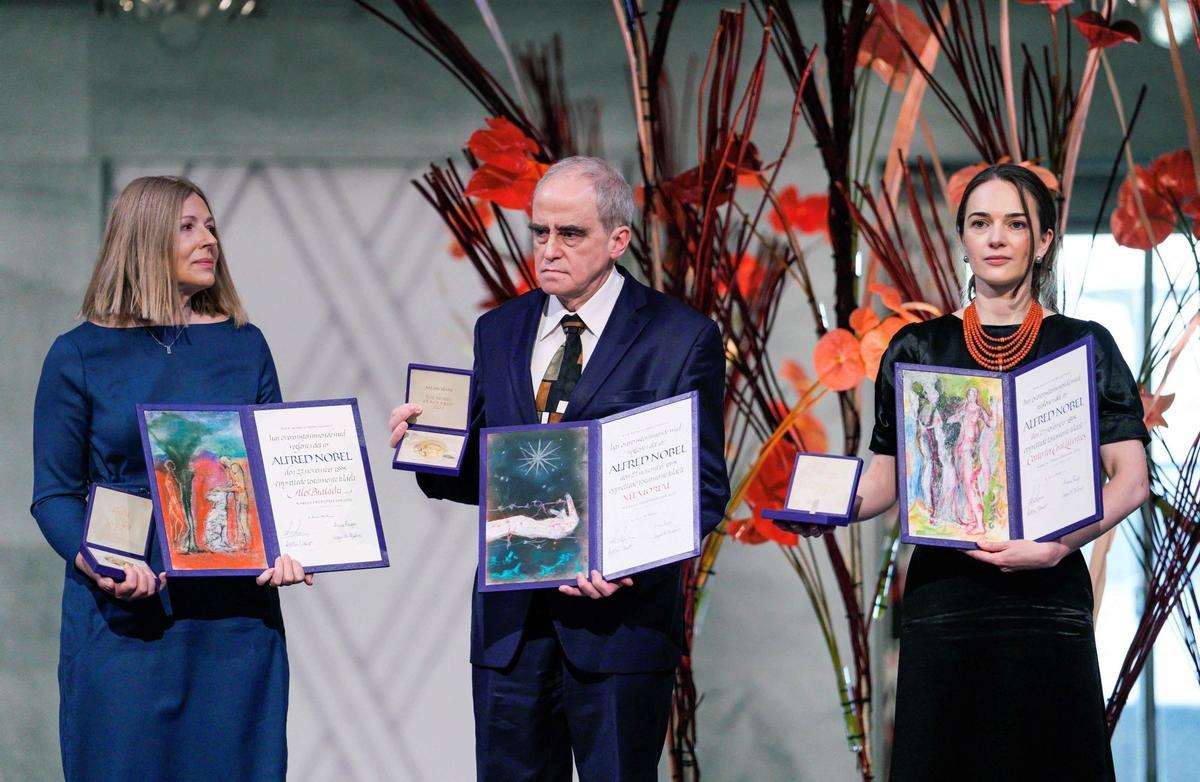 Entrega de los premios Nobel 2022