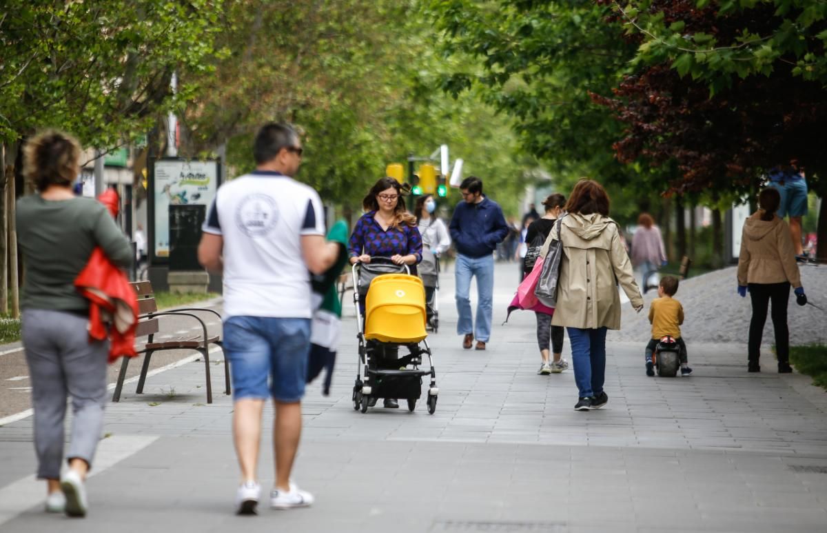 Los niños y niñas vuelven a las calles de Zaragoza