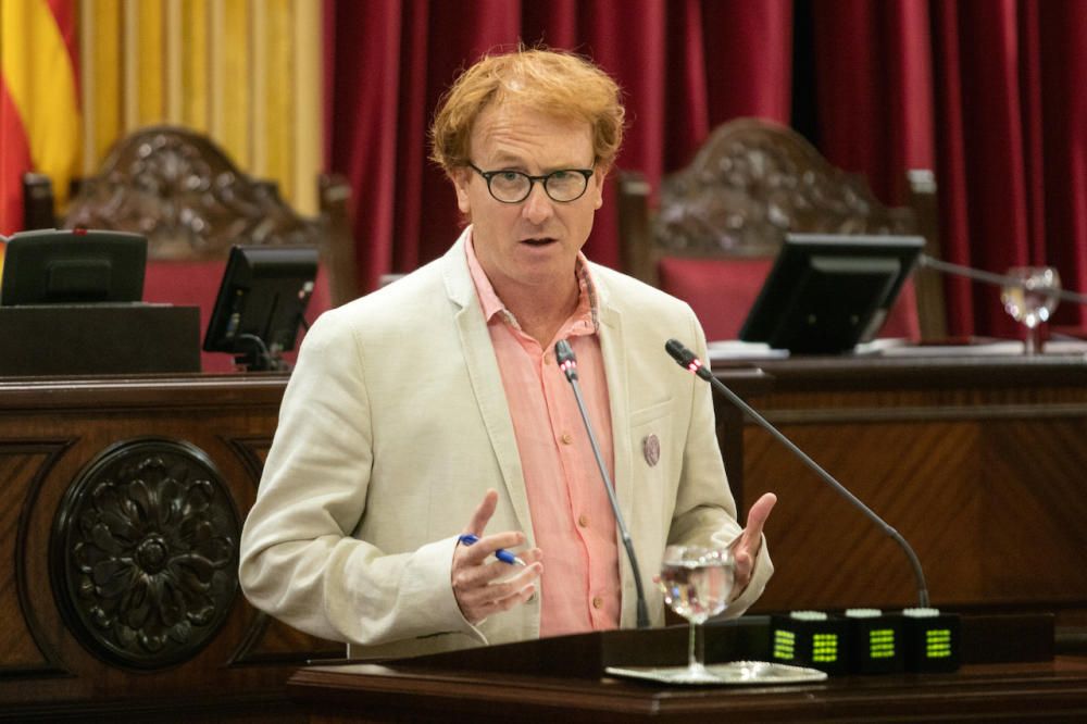 Sesión en el Parlament